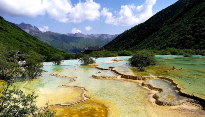 Парк хуалун, Сычуань, Китай