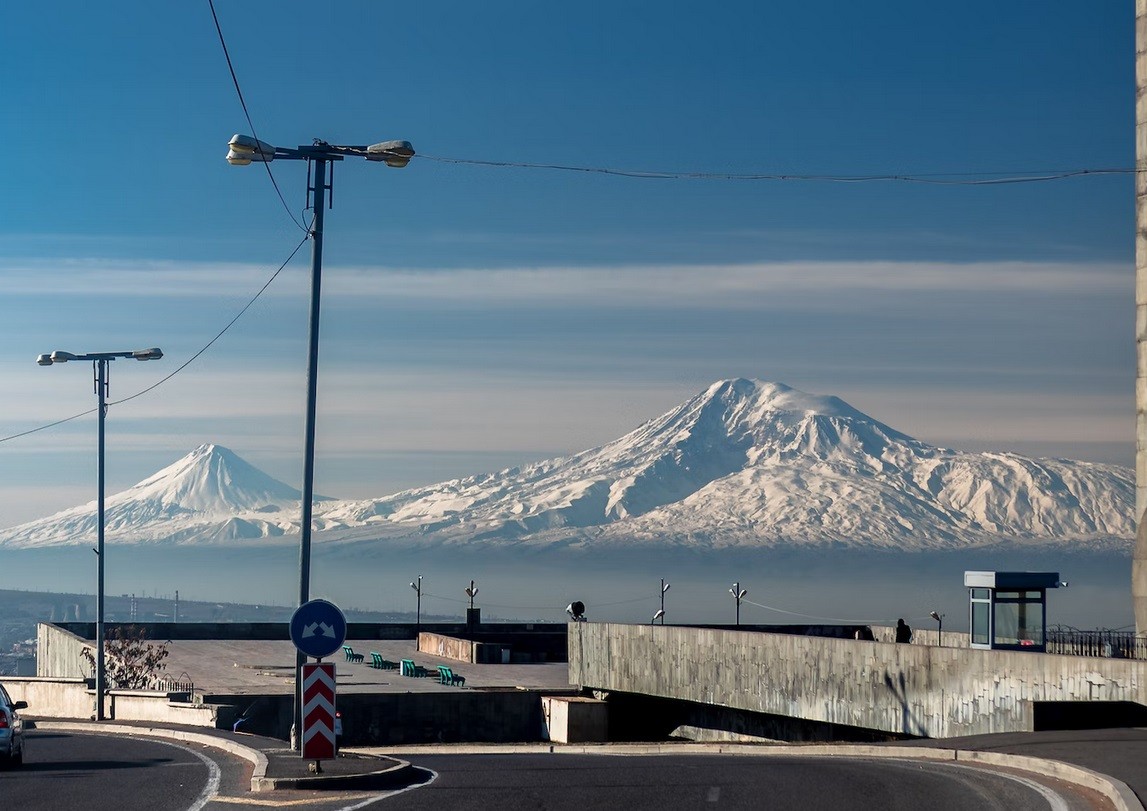 Гора Арарат вид Армения